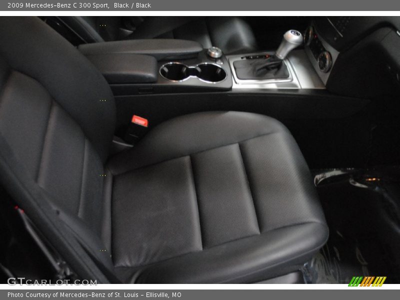 Black / Black 2009 Mercedes-Benz C 300 Sport