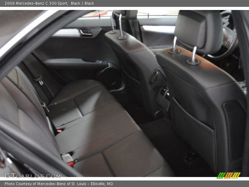 Black / Black 2009 Mercedes-Benz C 300 Sport