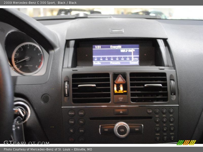 Black / Black 2009 Mercedes-Benz C 300 Sport