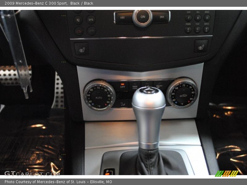Black / Black 2009 Mercedes-Benz C 300 Sport
