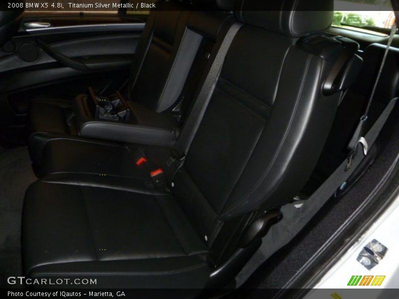 Titanium Silver Metallic / Black 2008 BMW X5 4.8i