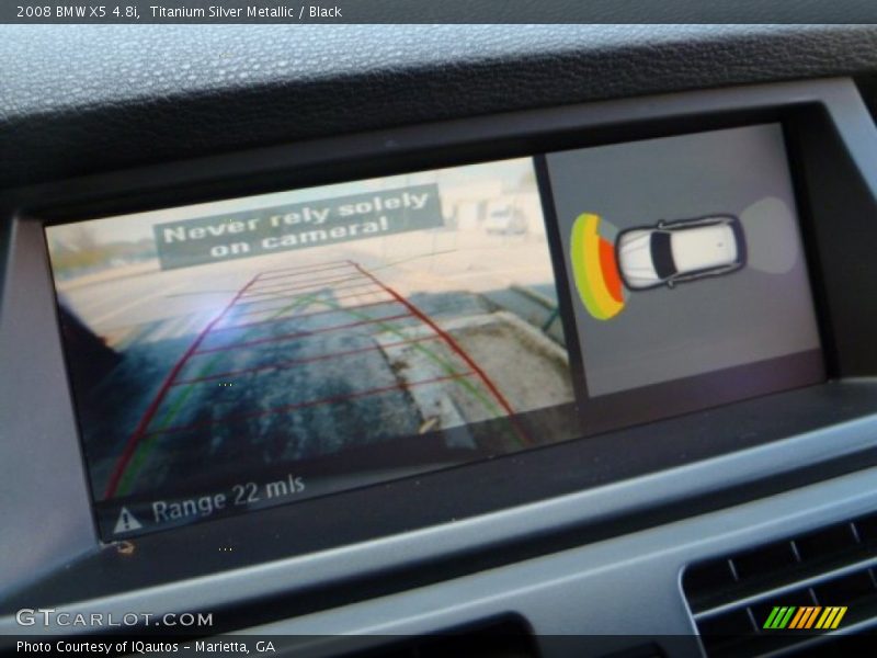 Titanium Silver Metallic / Black 2008 BMW X5 4.8i