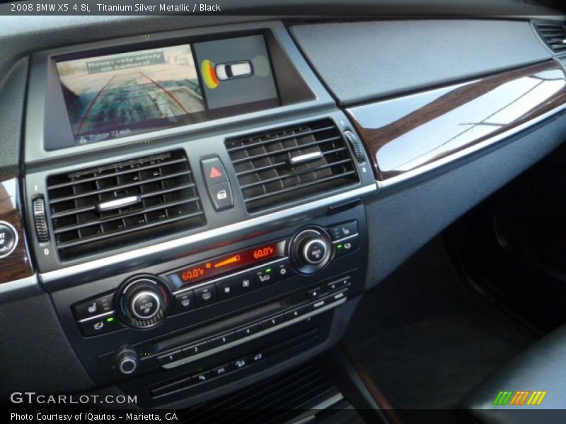Titanium Silver Metallic / Black 2008 BMW X5 4.8i