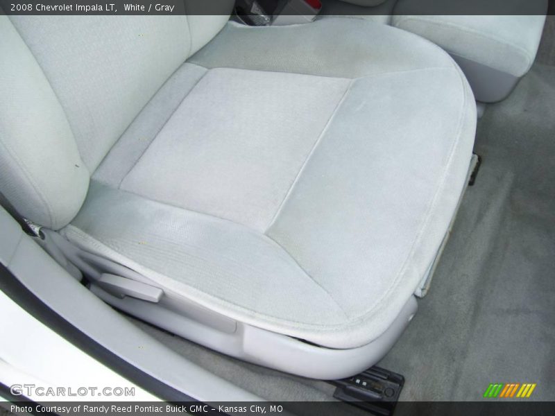 White / Gray 2008 Chevrolet Impala LT