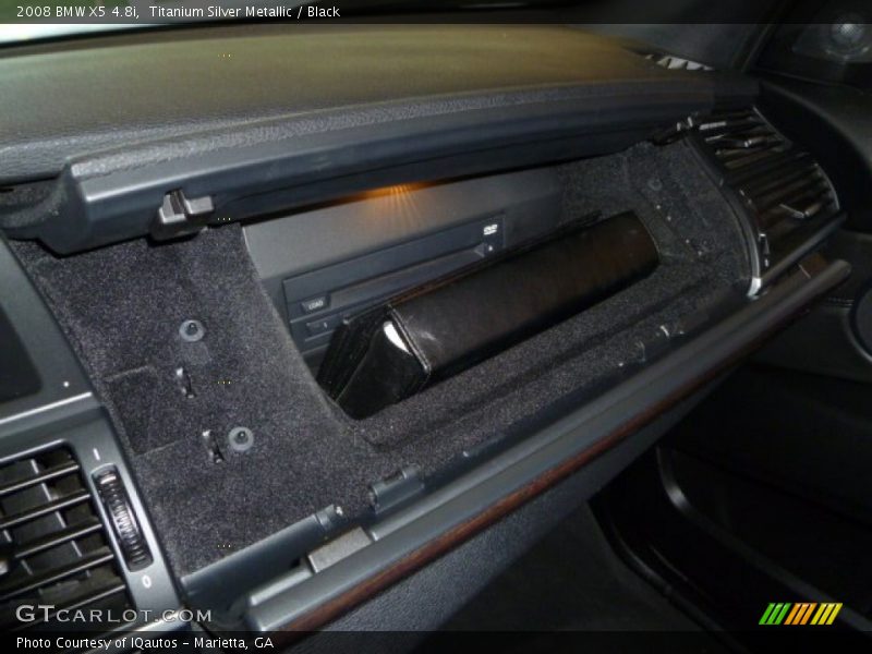 Titanium Silver Metallic / Black 2008 BMW X5 4.8i