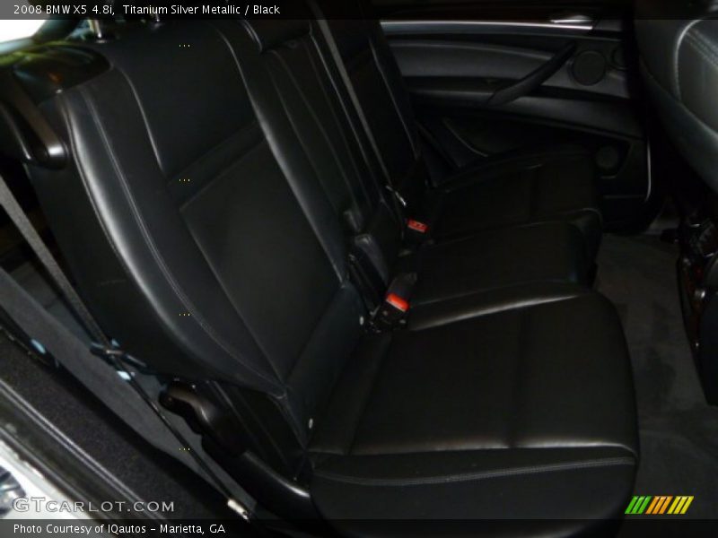 Titanium Silver Metallic / Black 2008 BMW X5 4.8i