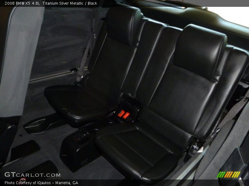 Titanium Silver Metallic / Black 2008 BMW X5 4.8i