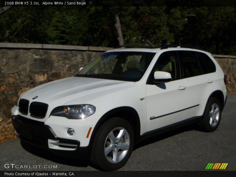 Alpine White / Sand Beige 2008 BMW X5 3.0si