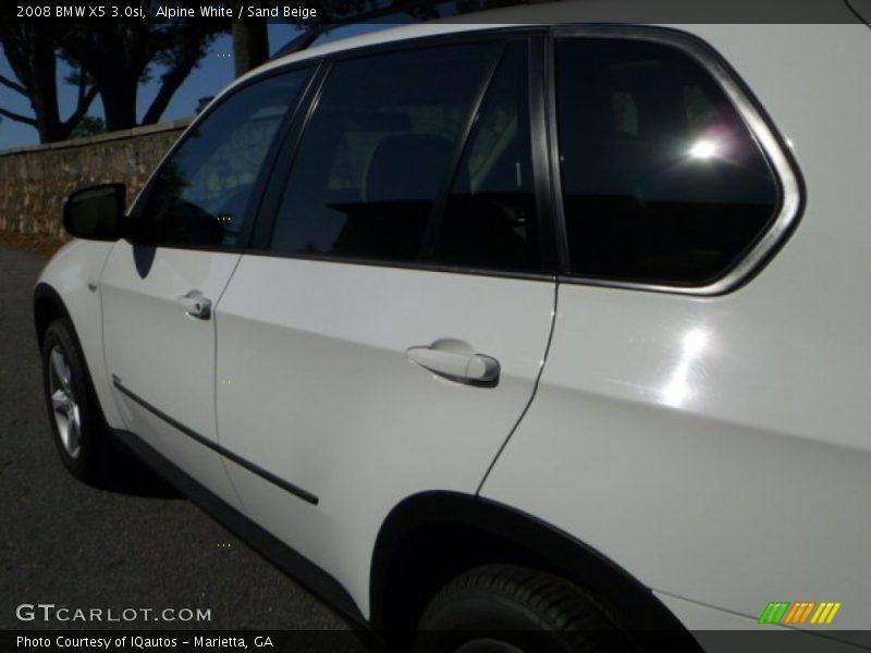 Alpine White / Sand Beige 2008 BMW X5 3.0si