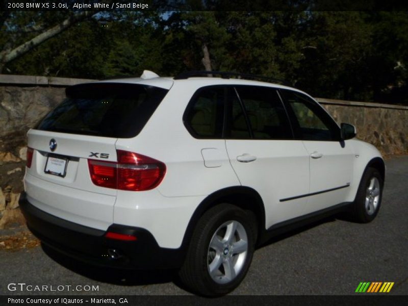 Alpine White / Sand Beige 2008 BMW X5 3.0si