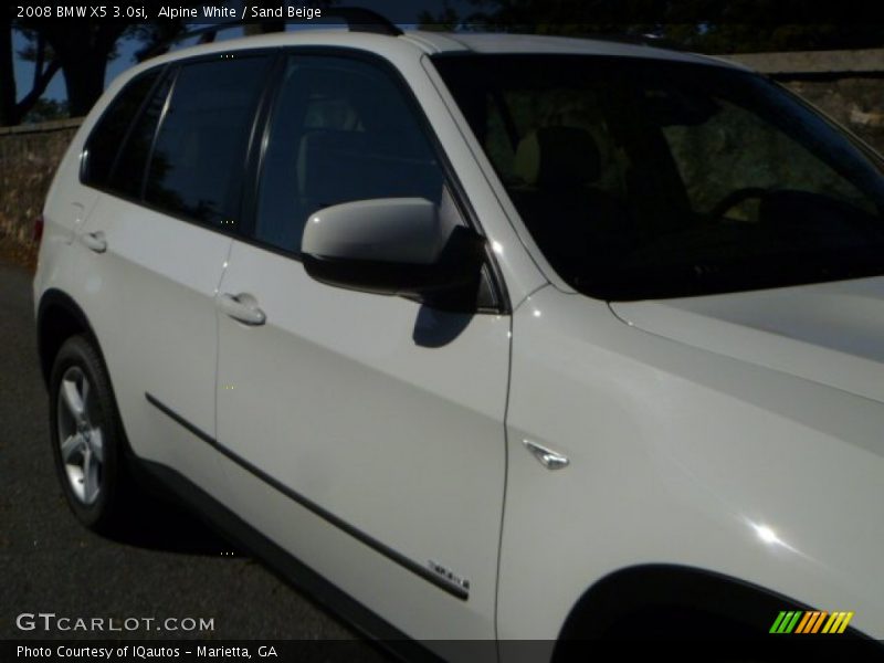 Alpine White / Sand Beige 2008 BMW X5 3.0si
