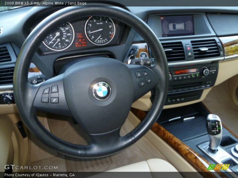 Alpine White / Sand Beige 2008 BMW X5 3.0si