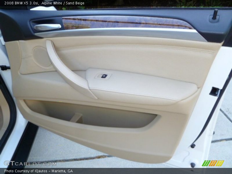 Alpine White / Sand Beige 2008 BMW X5 3.0si