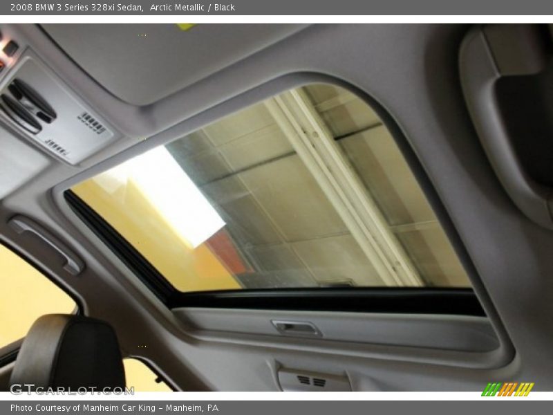 Arctic Metallic / Black 2008 BMW 3 Series 328xi Sedan