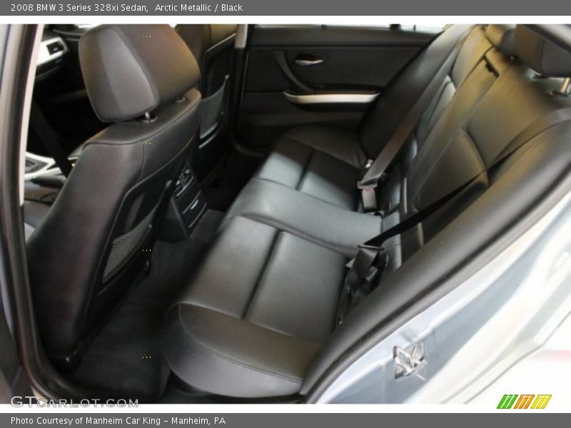 Arctic Metallic / Black 2008 BMW 3 Series 328xi Sedan