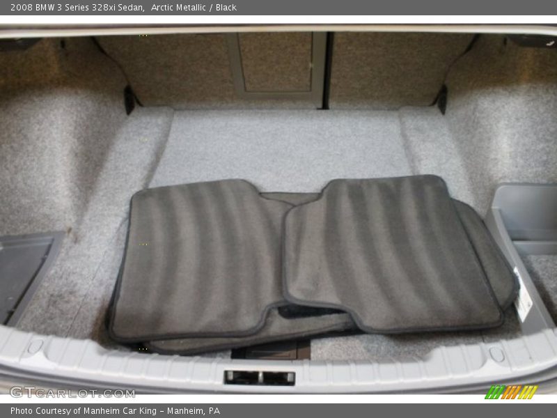 Arctic Metallic / Black 2008 BMW 3 Series 328xi Sedan