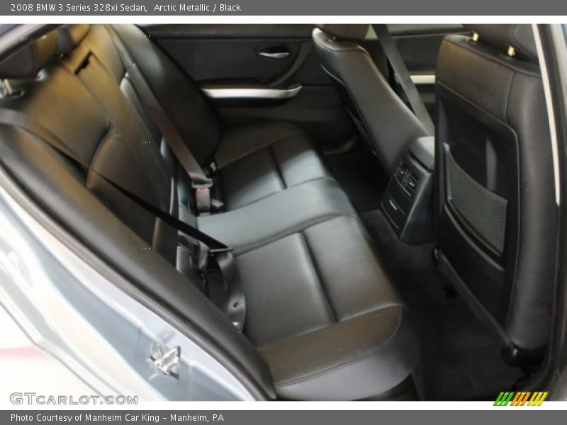 Arctic Metallic / Black 2008 BMW 3 Series 328xi Sedan