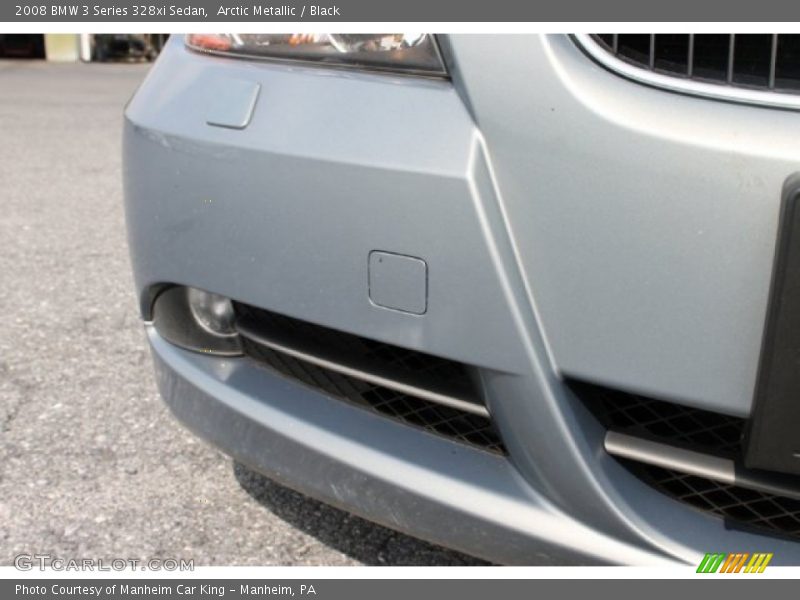 Arctic Metallic / Black 2008 BMW 3 Series 328xi Sedan