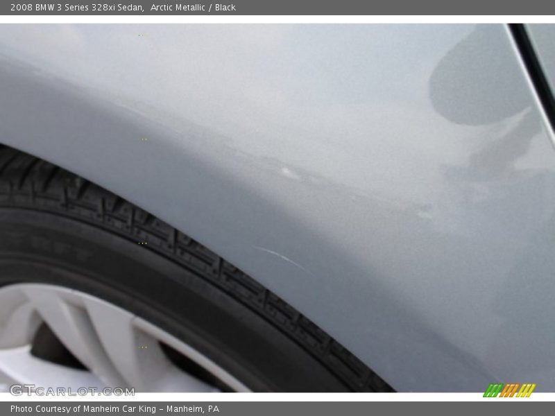Arctic Metallic / Black 2008 BMW 3 Series 328xi Sedan