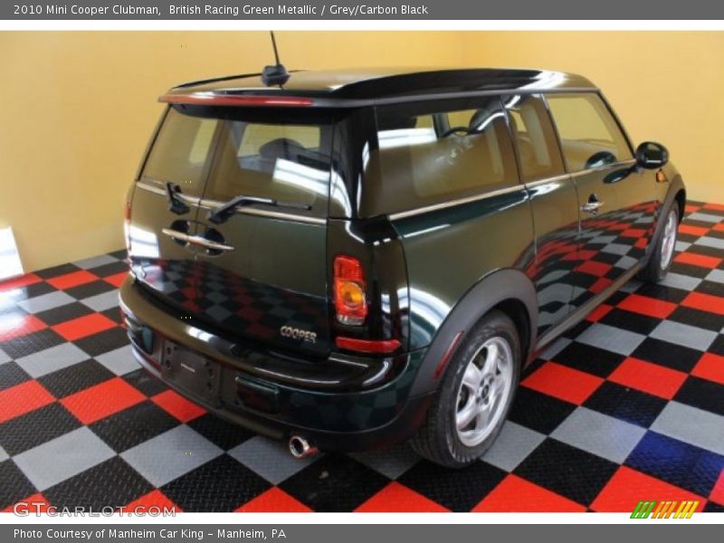 British Racing Green Metallic / Grey/Carbon Black 2010 Mini Cooper Clubman