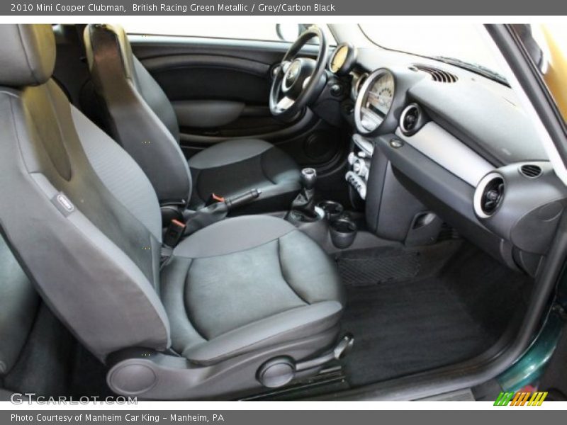 British Racing Green Metallic / Grey/Carbon Black 2010 Mini Cooper Clubman