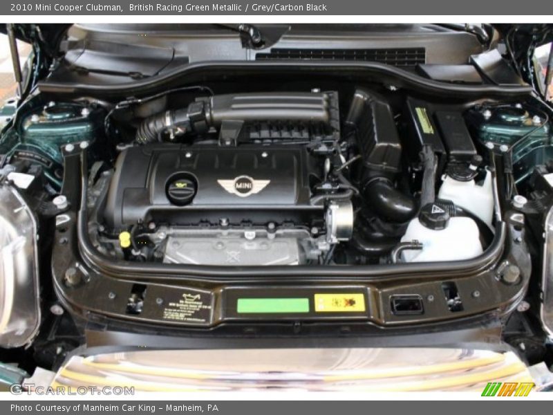 British Racing Green Metallic / Grey/Carbon Black 2010 Mini Cooper Clubman