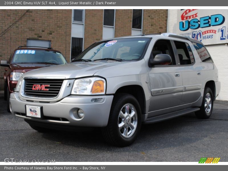 Liquid Silver Metallic / Dark Pewter 2004 GMC Envoy XUV SLT 4x4