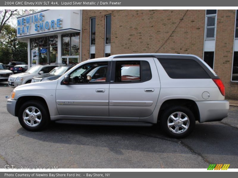 Liquid Silver Metallic / Dark Pewter 2004 GMC Envoy XUV SLT 4x4