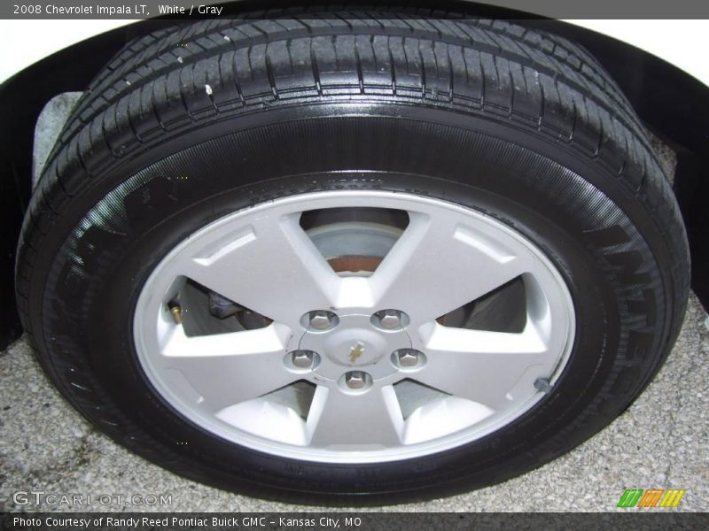 White / Gray 2008 Chevrolet Impala LT