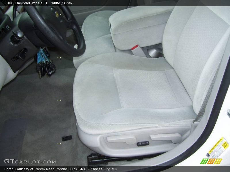 White / Gray 2008 Chevrolet Impala LT
