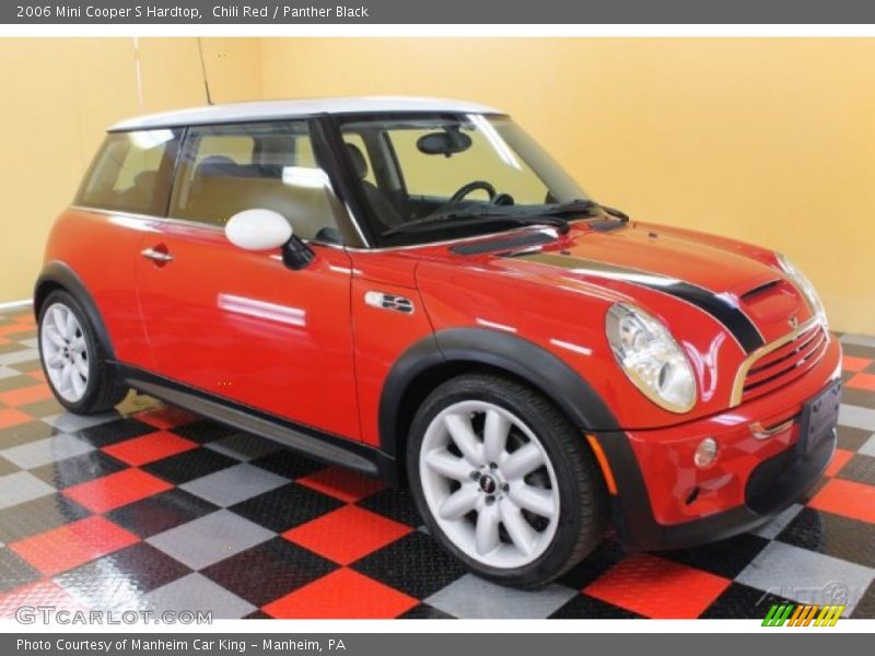 Chili Red / Panther Black 2006 Mini Cooper S Hardtop