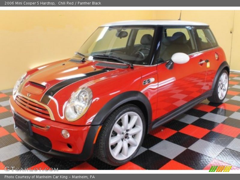 Chili Red / Panther Black 2006 Mini Cooper S Hardtop