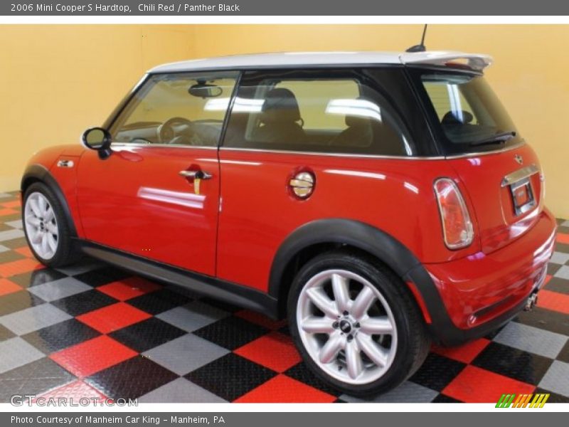 Chili Red / Panther Black 2006 Mini Cooper S Hardtop