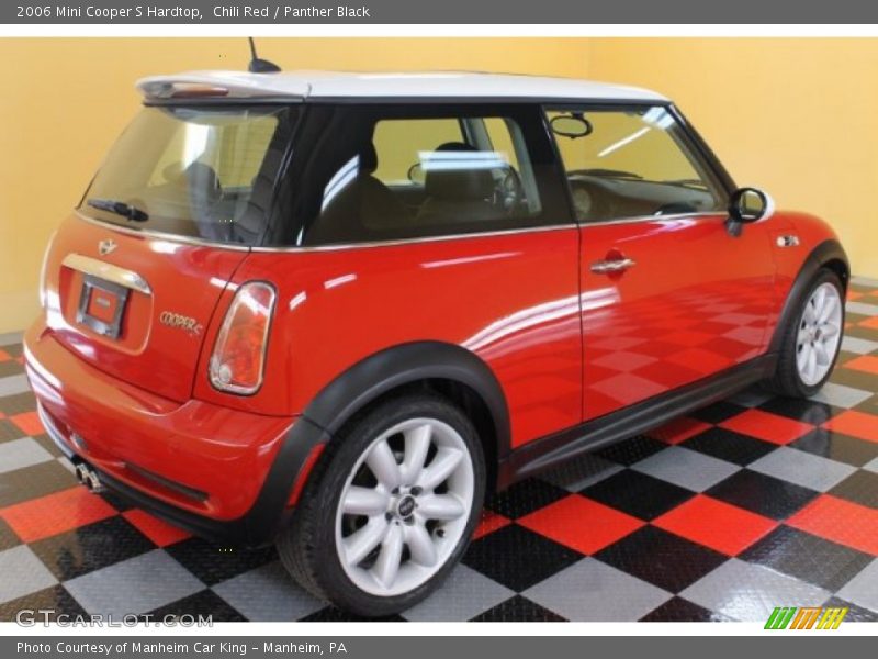 Chili Red / Panther Black 2006 Mini Cooper S Hardtop