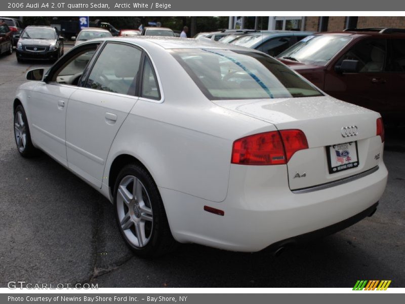 Arctic White / Beige 2006 Audi A4 2.0T quattro Sedan