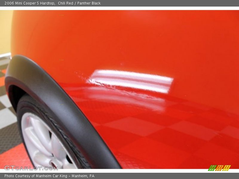 Chili Red / Panther Black 2006 Mini Cooper S Hardtop
