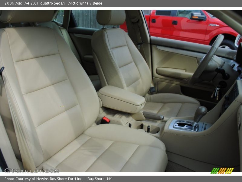 Arctic White / Beige 2006 Audi A4 2.0T quattro Sedan