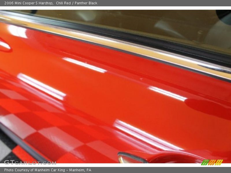 Chili Red / Panther Black 2006 Mini Cooper S Hardtop