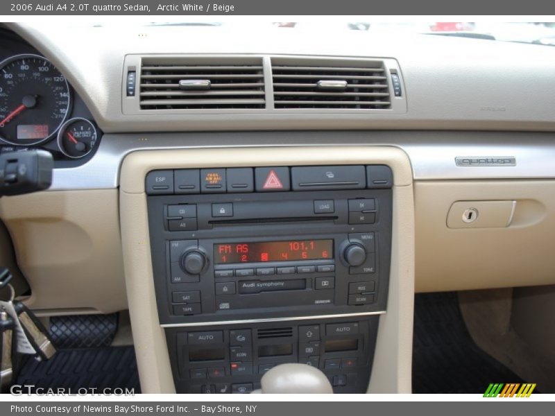 Arctic White / Beige 2006 Audi A4 2.0T quattro Sedan