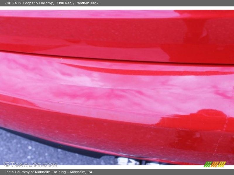 Chili Red / Panther Black 2006 Mini Cooper S Hardtop