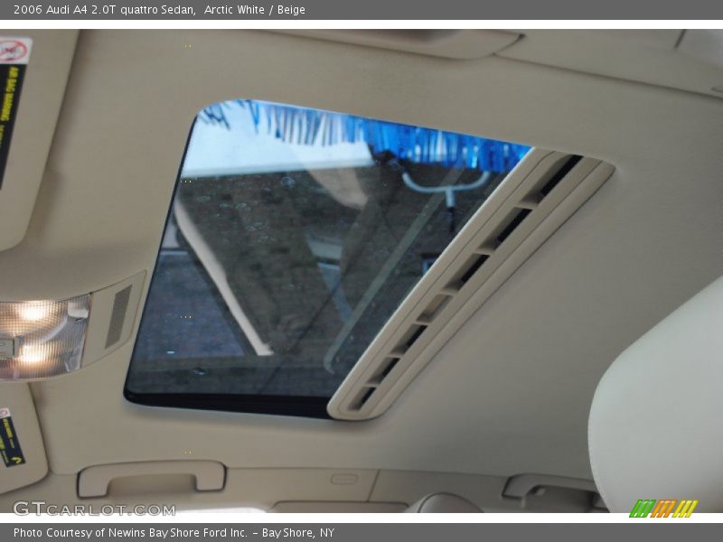 Arctic White / Beige 2006 Audi A4 2.0T quattro Sedan