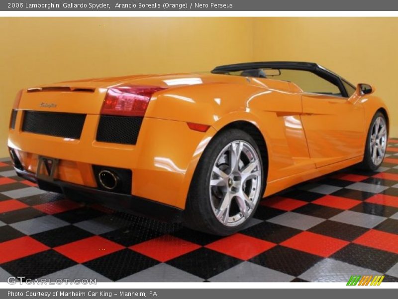 Arancio Borealis (Orange) / Nero Perseus 2006 Lamborghini Gallardo Spyder