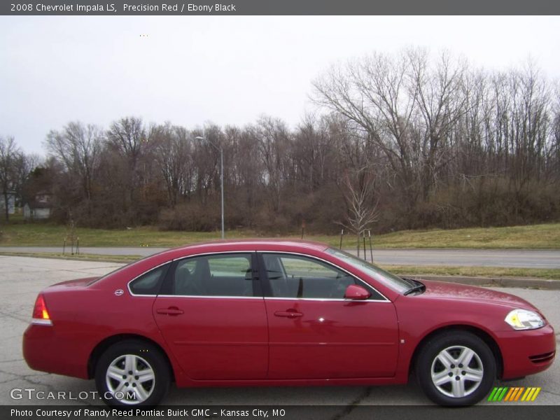 Precision Red / Ebony Black 2008 Chevrolet Impala LS