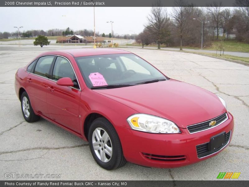 Precision Red / Ebony Black 2008 Chevrolet Impala LS