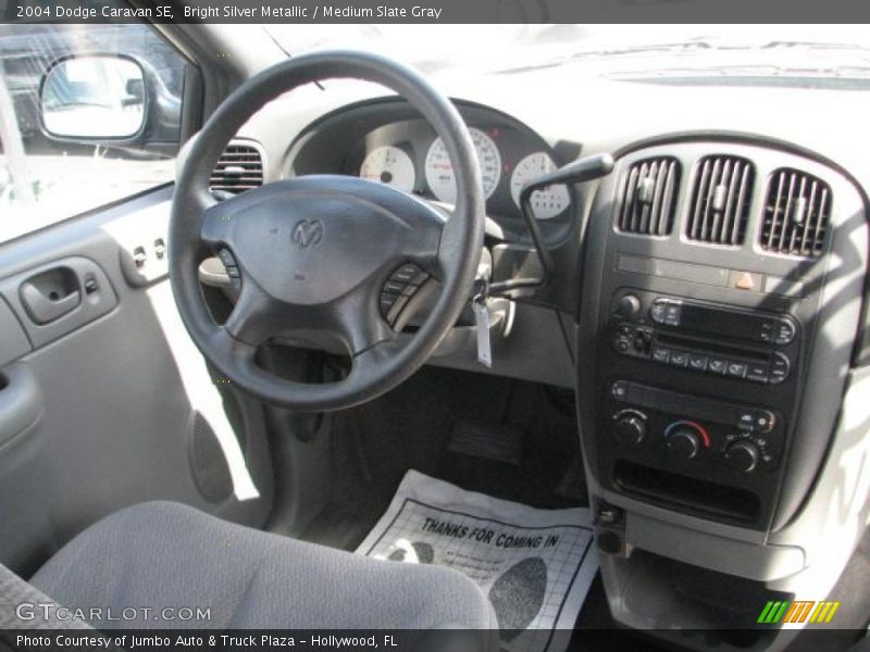 Bright Silver Metallic / Medium Slate Gray 2004 Dodge Caravan SE