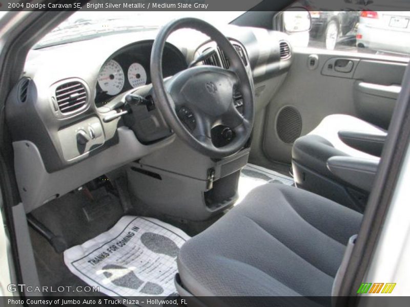 Bright Silver Metallic / Medium Slate Gray 2004 Dodge Caravan SE