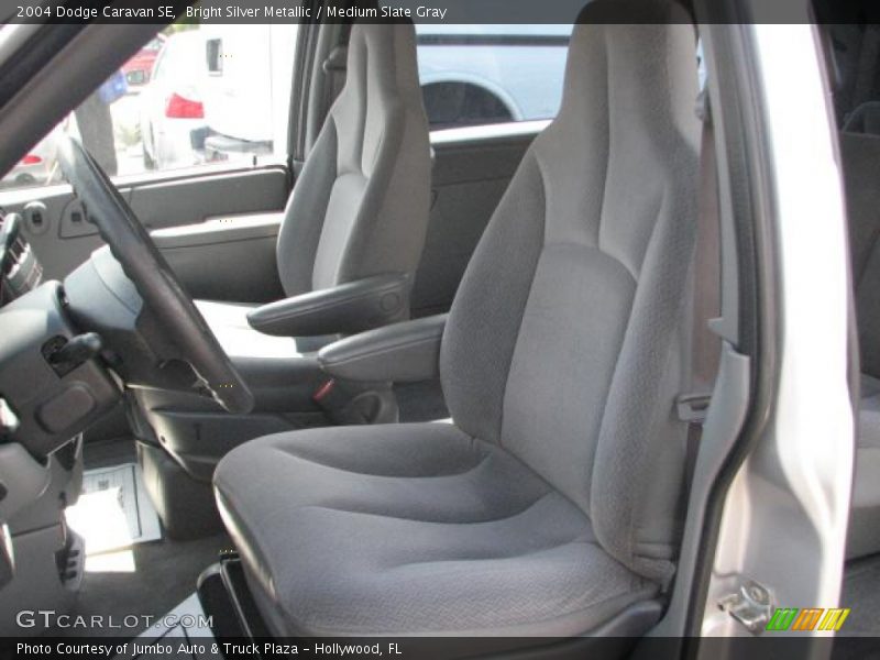 Bright Silver Metallic / Medium Slate Gray 2004 Dodge Caravan SE
