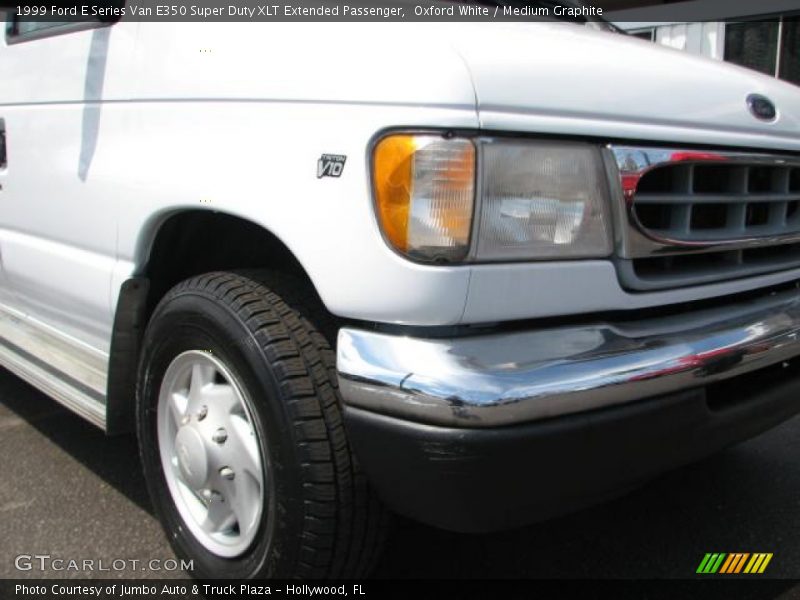 Oxford White / Medium Graphite 1999 Ford E Series Van E350 Super Duty XLT Extended Passenger