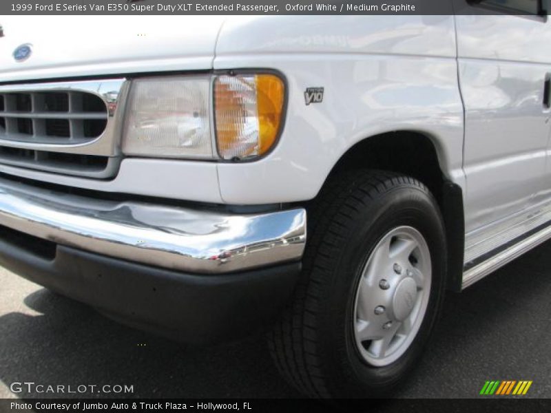Oxford White / Medium Graphite 1999 Ford E Series Van E350 Super Duty XLT Extended Passenger