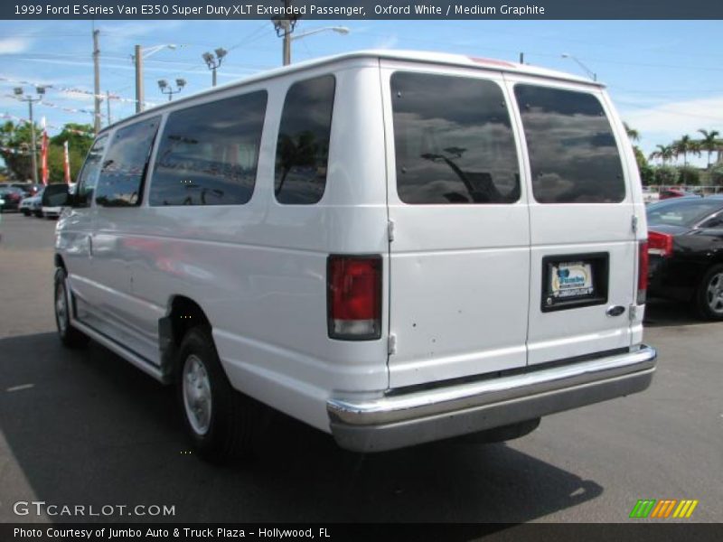 Oxford White / Medium Graphite 1999 Ford E Series Van E350 Super Duty XLT Extended Passenger